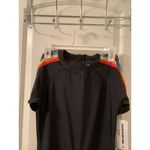 Humankind Pride Adult Unisex Unisuit Rainbow Stripe Swim 1 Piece Size S Black Photo 1