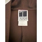 Tadashi Vintage 1990s Y2K Shoji Brown Rhinestone Button Evening Jacket Blazer 12 Photo 3