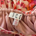 TCEC  Pink and Red Floral Mini‎ Dress Size XS EUC Photo 2