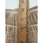 Coldwater Creek Wide Leg Gauze Cropped Pants Size Large Tan Lagenlook Beach Vaca Photo 11