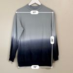 BP . Women’s Dip Dye Casual Cotton Blend Pullover Black & Grey Size Small NWT Photo 7