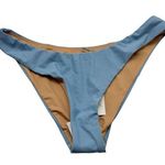 J.Crew NWT. Baby Blue Curved Waist Bikini Bottom Size XS Photo 0
