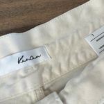 KanCan USA KanCan Denim Shorts Off White Double Button Tie Front Fray Hem Large Photo 3