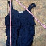 Aeropostale  navy tank top with lace. Photo 4