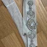 BHLDN New erin cole bridal embellished mesh organza belt Photo 2