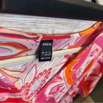 SheIn  Pink and Orange Paisley Mini Dress Photo 3