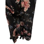 American Eagle Outfitters Floral Maxi Dress Spaghetti Strap Black size 4 Photo 3