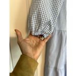 Amazon  Blue Gingham Dress, size Medium Photo 4