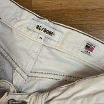 RE/DONE White low rise redone levis straight jeans Photo 5