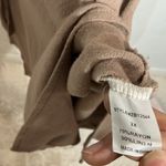 Zenobia  Tan Sleeveless Linen Blend Midi Dress Sz 2XL Photo 4