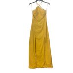 Petal & Pup NWOT EB LUXE LA Zola yellow maxi halter dress M Gold Size M Photo 4