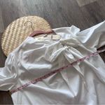 Anthropologie NWT  Maeve poplin tie blouse‎ white Photo 5