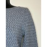 L.L. Bean Women's Basketweave Boatneck long sleeve Sweater light blue size XS Photo 5