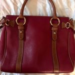 Dooney & Bourke Red Pebble Leather Bag Photo 2