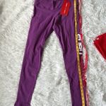 FUBU X ACAIBERRY FUBU SPORTS Purple Scrunch logo print LEGGING SIZE XLARGE Photo 6
