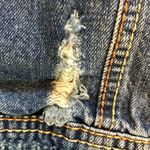 Rue 21 Blue Distressed Denim Jacket Photo 5