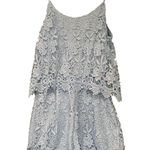 Yumi Kim  Baby Blue Jet Set Lace Romper, Sz Small Photo 2