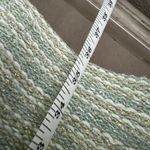 ZARA  Tweed Gold Metallic Sleeveless Square-Neck Mini Dress XS Mint Green Photo 6