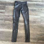 Spanx Faux Leather Moto Leggings Black Full Length Shaping Legging Size XS Photo 10