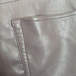 Aritzia WILFRED MELINA SPARROW TAUPE MOINEAU High-Rise Vegan Leather Pant Size 4 Photo 4