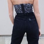 Tic Toc Grey Cheetah Structured Bustier top Photo 2