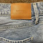 EXPRESS  Jeans Womens 16 Long Straight Ankle High Rise Stretch Light Wash Pants Photo 4