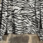 Social Standard By Sanctuary Sweater Woman's Medium Gray Black‎ Puff Sleeve Black Photo 5