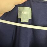 Maeve  Anthropologie Navy Blue Fit Flare Scalloped Lace Dress Size Small Formal Photo 2