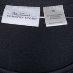 The Vermont Country Store plus size woman dress pleated bottom size 1X Black Photo 1