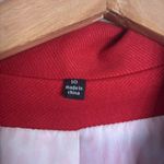 CAbi Blazer Womens 10 Beau Bow Gold Button Love Carol Career Classic Red Photo 4