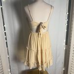 Love Tree  Cream Ruffled Tiered Sundress Photo 1