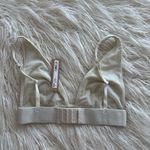 SKIMS Cotton Rib Plunge Bralette Bone Size XS Photo 4