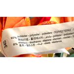 ZARA Sleeveless Stretch Summer Jacquard Paisley Ruffle Top Orange Yellow size S Photo 13