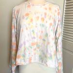 Z Supply Organic Cotton Pastel Tie-Dye Crop Tee Large L Photo 0