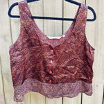 Victoria's Secret Vintage Y2K Red Leopard Crop Top Photo 0