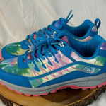FILA Women's Evergrand TR 21.5 Trail Running Shoes tie dye pattern Size 8.5 Photo 0