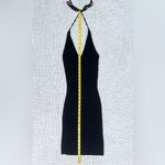 Abercrombie & Fitch Elevated Knit Halter Mini Dress - Black - S Photo 13