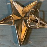 NWOT Silver Star Metal Belt Buckle (TMGM) Photo 2