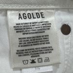 AGOLDE  KYE Mid Rise‎ Straight Crop Low Stretch White Denim Jeans Size 33 NWT Photo 6