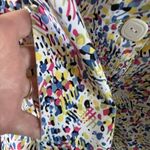 Drapers & Damons size 1X color splashed button front jacket. Blue Photo 8