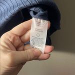 Cyrus  ribbed slate blue tank sweater rayon large Photo 2