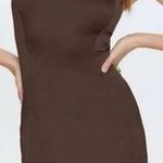 Aritzia Sunday Best Satin Dress Mocha Brown Sz 0 Photo 0