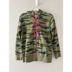 Heritage Hoodie Size Small Woodland Camo Green Pink Full Zip Photo 1