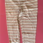 Ambrielle Pink and White Striped Pajama Set Photo 1