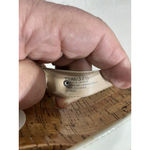 Arturo Chiang Chiang Noel Ivory Patten Leather Slip On Thong Wedge Sandals 7.5 M Photo 6