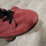 Dr. Martens Storeditch Red Canvas Lace Up Boots Size EU 41 Photo 8
