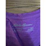 Eddie Bauer  Outdoor Women Size XXL Purple Graphic Print Short Sleeve Cotton City Photo 2