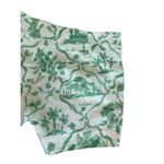 PAMELA FERRARI Green Italian Print Shorts Size Small Photo 4