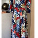Hutch Maxine A-Line V-neck Maxi Multi Colored Floral pattern Dress Size 6 Photo 2