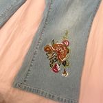 Apollo Jeans Light Blue Embroidered Flare Jeans Size undefined Photo 3